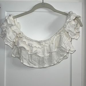 Blue Life - Off the Shoulder ruffle top